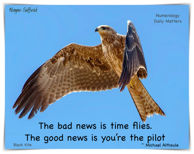 kite is it the bad news is time flies the good news you are the pilot.png