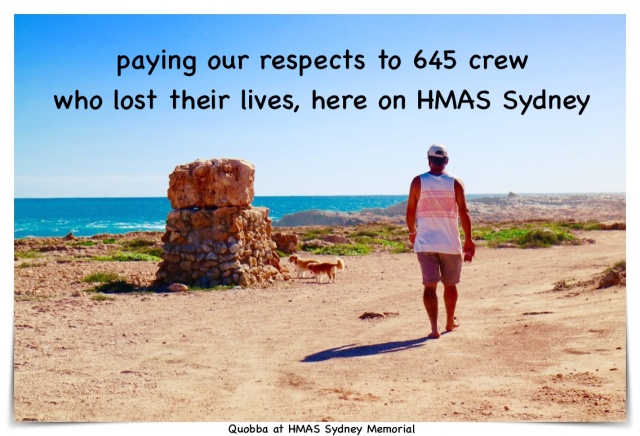 quobba done point paying our respects to the crew of HMAS Sydney .jpg
